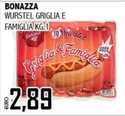 Big Food Bonazza wurstel griglia e famiglia offerta