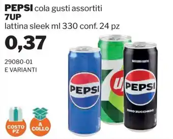 GrosMarket Pepsi cola gusti assortiti offerta