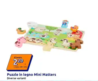 Puzzle in legno Mini Matters