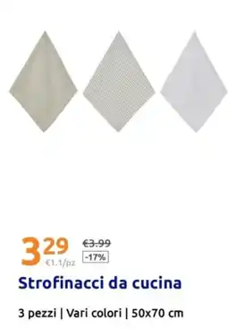 Action Strofinacci da cucina offerta