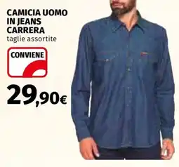 Ipercoop Camicia uomo in jeans carrera offerta