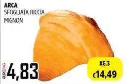 Big Food Arca sfogliata riccia mignon offerta