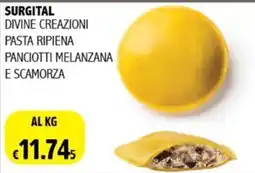 Big Food Surgital divine creazioni pasta ripiena panciotti melanzana e scamorza offerta