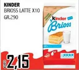 Big Food Kinder Brioss Latte offerta