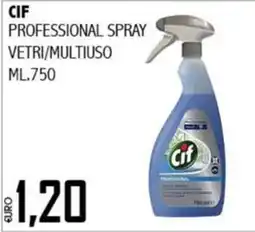 Big Food Cif professional spray vetri/multiuso offerta