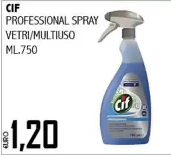 Big Food Cif professional spray vetri/multiuso offerta