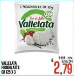 Supermercati EffePiù Vallelata Fiordilatte offerta