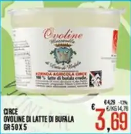 Supermercati EffePiù Ovoline di latte di bufala offerta
