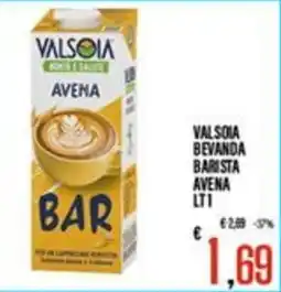 Supermercati EffePiù Valsòia bevanda barista avena offerta