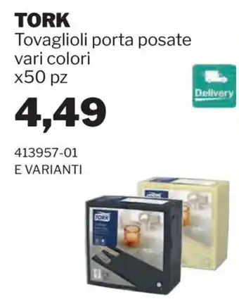 Tork tovaglioli porta posate