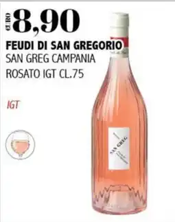 Big Food Feudi di San Gregorio San Greg Campania Rosato IGT offerta