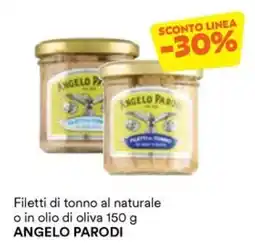 Unes Filetti di tonno al naturale ANGELO PARODI offerta