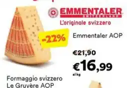 Unes Emmentaler AOP offerta