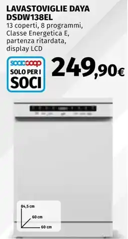 Ipercoop Lavastoviglie Daya offerta