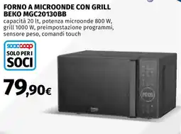 Ipercoop Forno a microonde con grill Beko offerta