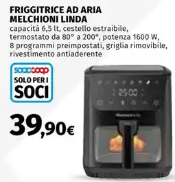 Ipercoop Friggitrice ad aria Melchioni Linda offerta