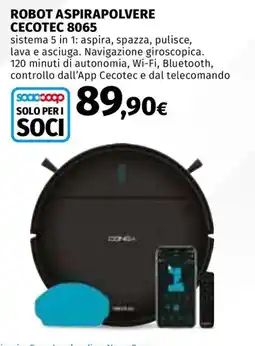 Ipercoop Robot aspirapolvere Cecotec 8065 offerta
