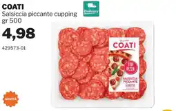 GrosMarket Salsiccia piccante cupping Coati offerta