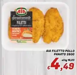 Idromarket Aia filetto pollo panato offerta