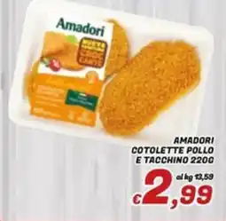 Idromarket Amadori cotolette pollo e tacchino offerta