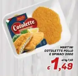 Idromarket Cotolette pollo e spinaci offerta
