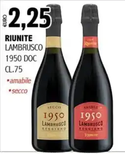 Big Food Lambrusco Reggiano Riunite offerta