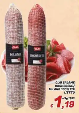 Idromarket Clai salame ungherese/milano offerta