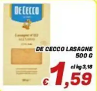 De Cecco lasagne