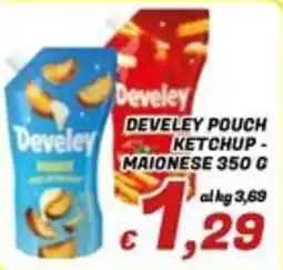 Idromarket Develey pouch ketchup - maionese offerta