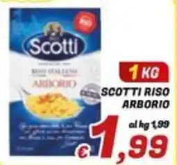 Idromarket Scotti Riso Arborio offerta