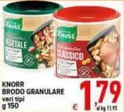Iper Triscount Knorr brodo granulare offerta