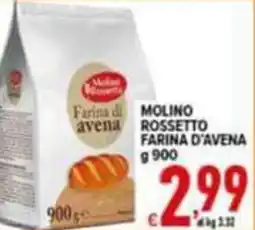 Iper Triscount Farina di avena Molino Rossetto offerta