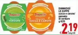 Iper Triscount Dimmidìsi zuppe zucca e carote/passato di verdure offerta