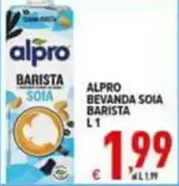 Iper Triscount Alpro bevanda soia barista offerta