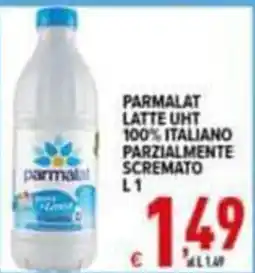Iper Triscount Parmalat latte UHT 100% italiano parzialmente scremato offerta