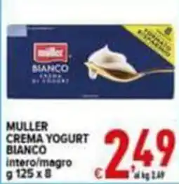 Iper Triscount Muller crema yogurt bianco offerta