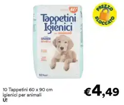 Unes Tappetini igienici per animali U! offerta