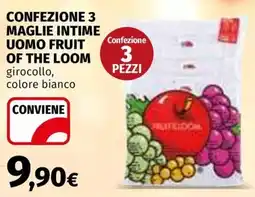 Ipercoop Maglie intime uomo Fruit of the Loom offerta