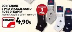Ipercoop Calze uomo Robe di Kappa offerta