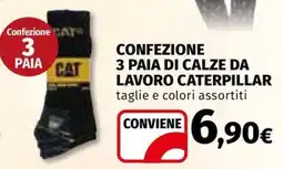 Ipercoop Calze da lavoro Caterpillar offerta
