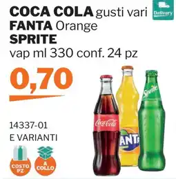 GrosMarket Coca Cola gusti vari offerta