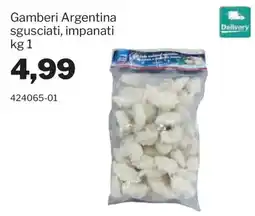 GrosMarket Gamberi Argentina sgusciati, impanati offerta