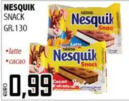 Big Food Nesquik Snack offerta