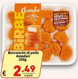 Ipercarni Bocconcini di pollo Amadori offerta