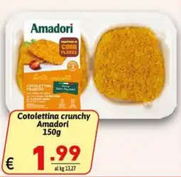 Ipercarni Cotolettina crunchy Amadori offerta