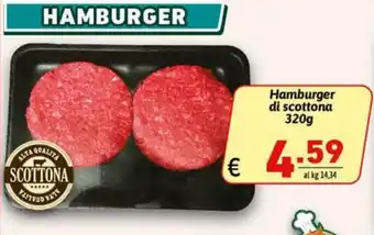 Ipercarni Hamburger di scottona offerta