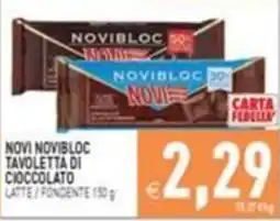 Pim Supermercati Novibloc Tavoletta di cioccolato offerta