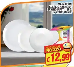 Vapashop Ma Maison Classic Harmony servizio piatti offerta