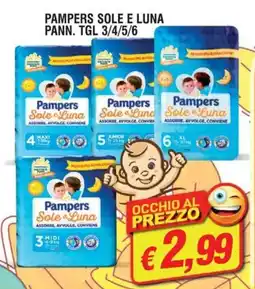 Vapashop Pampers Sole e Luna offerta