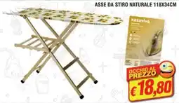 Vapashop Asse da stiro naturale Kasaviva offerta